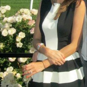 Eva Franco Black and White Dress